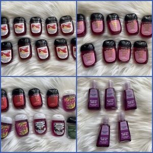 Bath body works lot of hand sanitizer mix kinds,  34 bottles in total